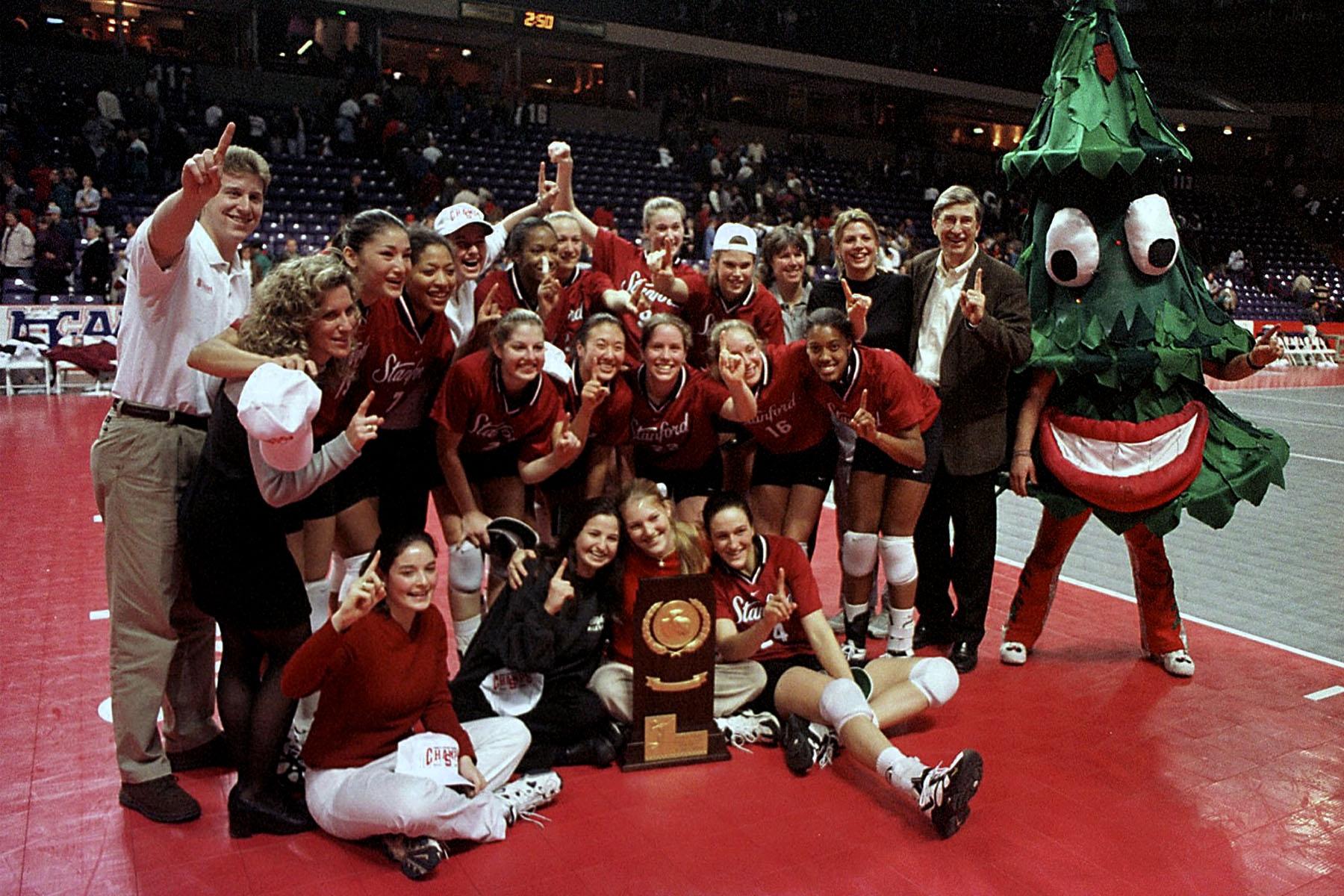 1997 volleyball champ Stanford